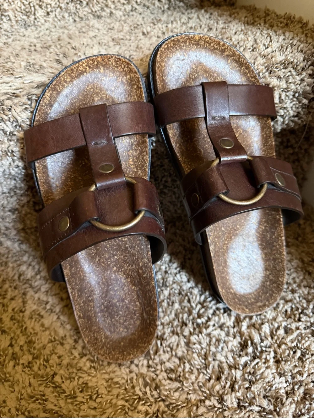 Saint Laurent Leather Sandals
